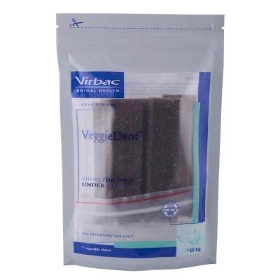 Virbac Veggie Dog Dent Chews for Under 10 kg 56 gm